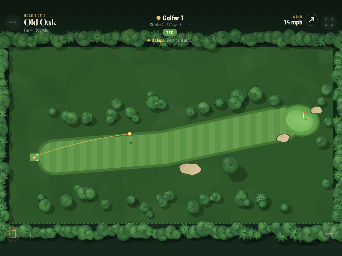 Linkside Golf on the table